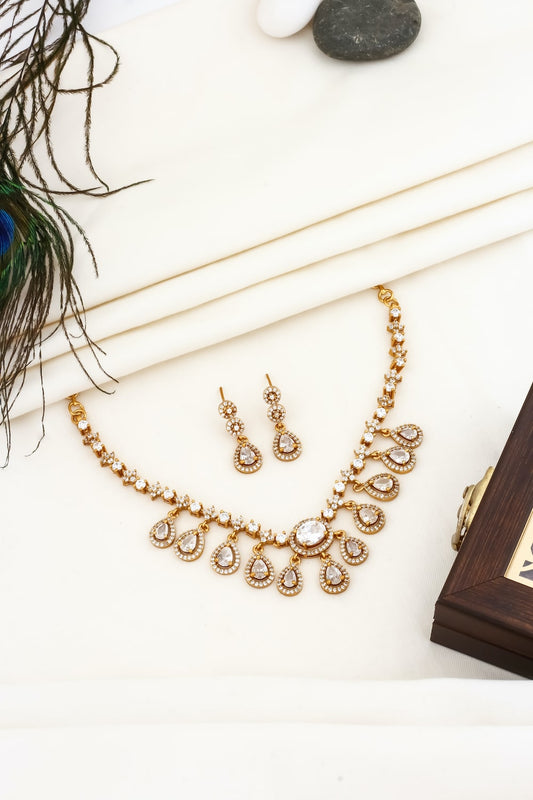 victorian zirconia choker set