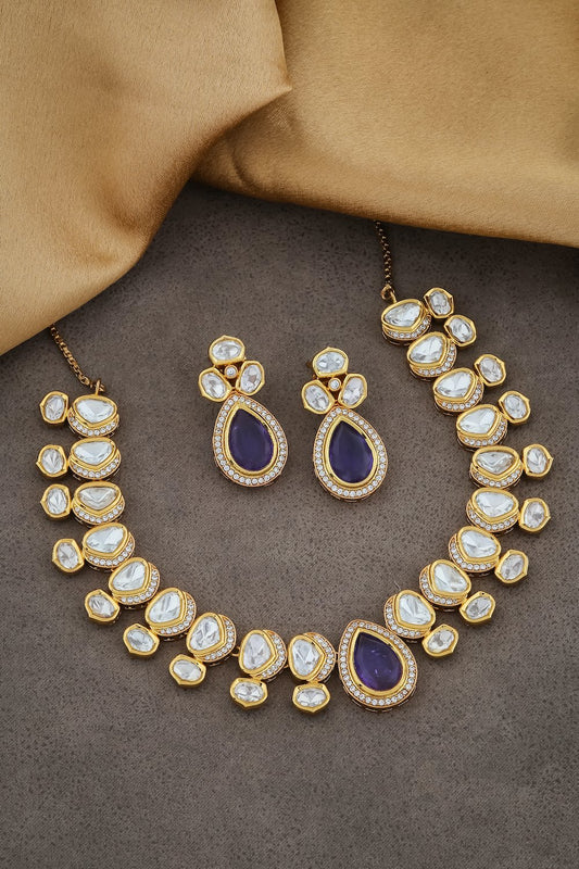 cz kundan set