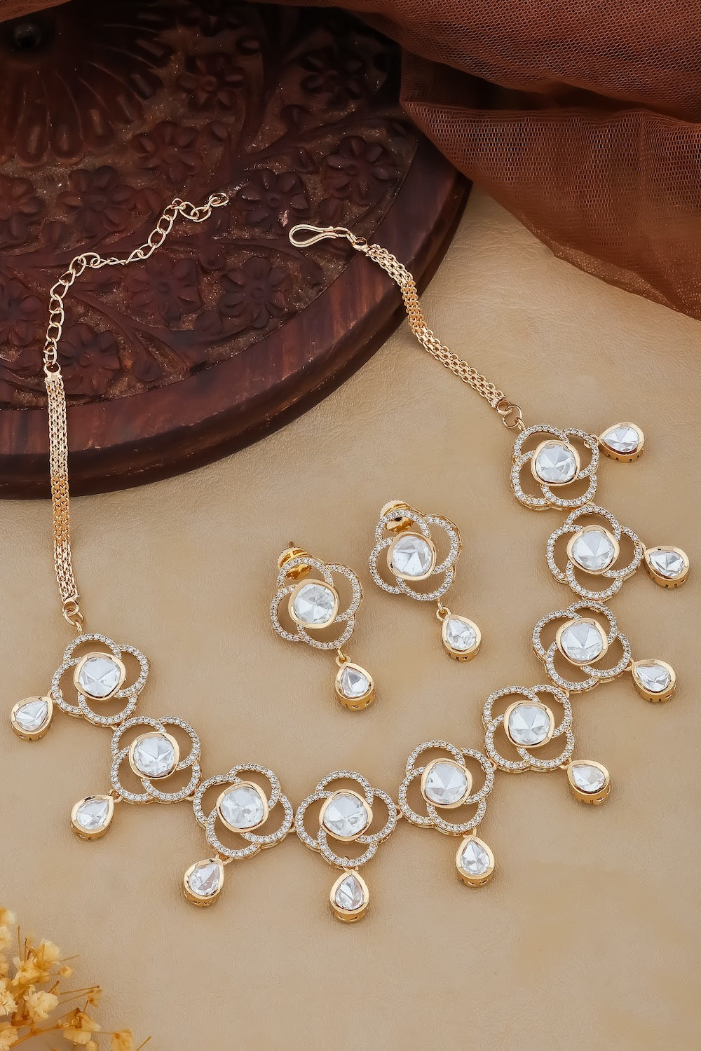 moissanite kundan 