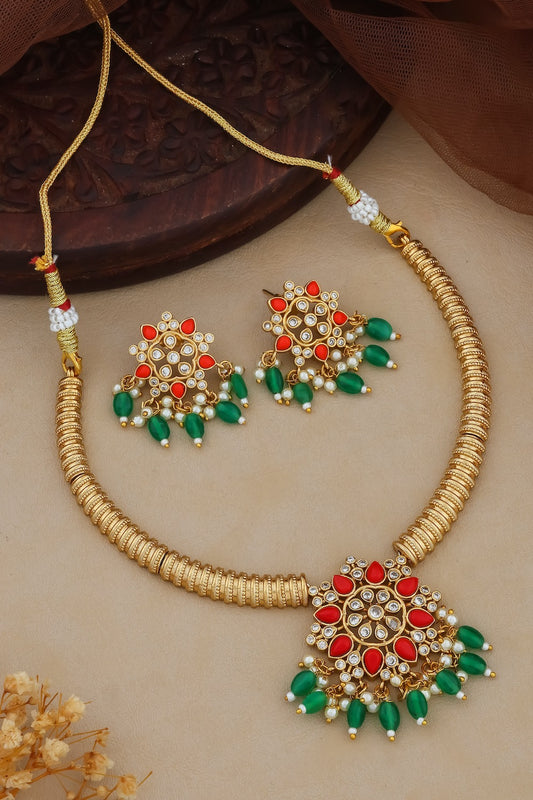 gold hasli set