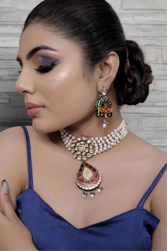 peacock meenkari