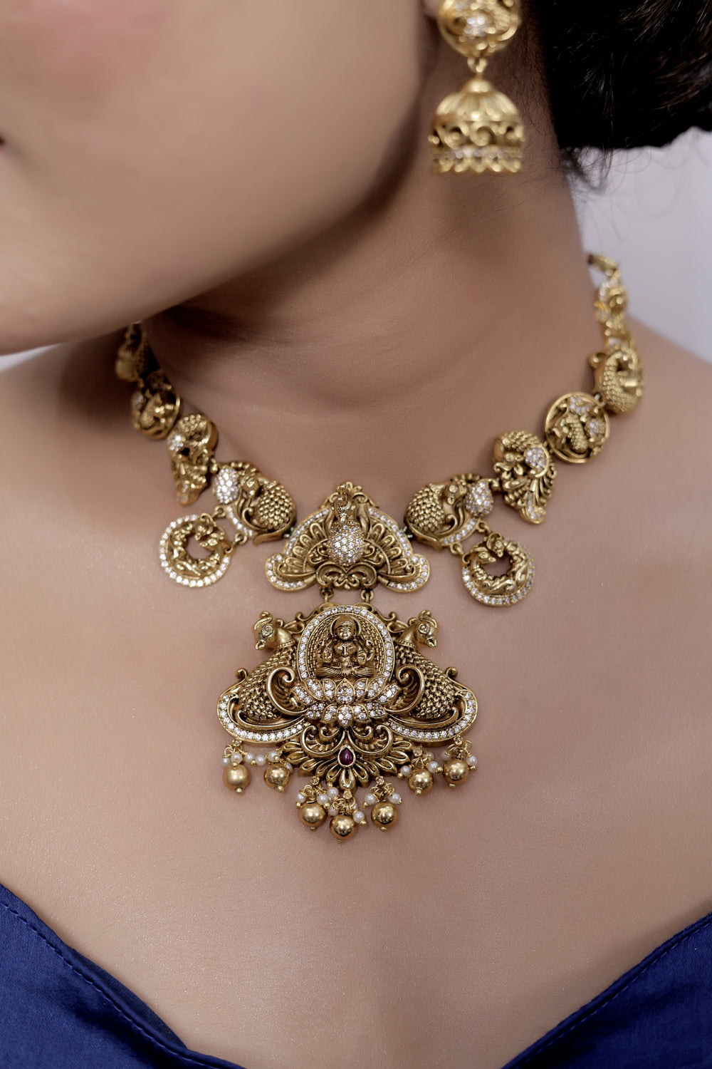 premium quality temple necklace