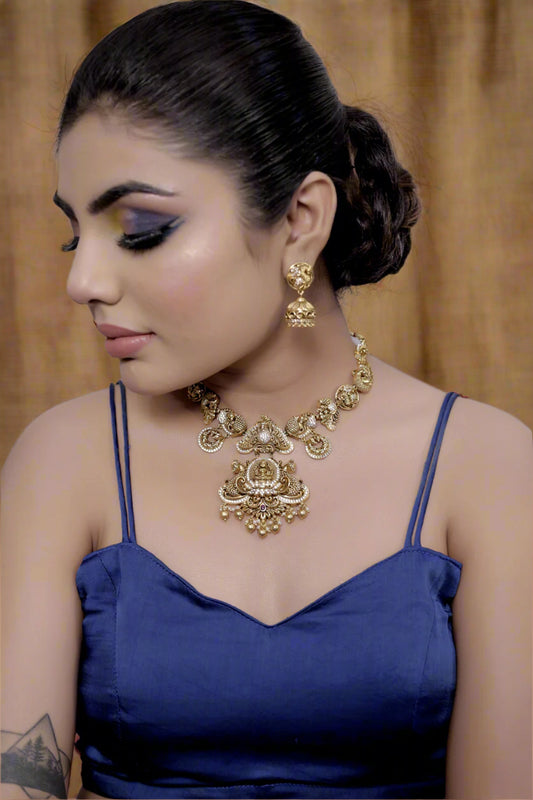 premium quality temple necklace