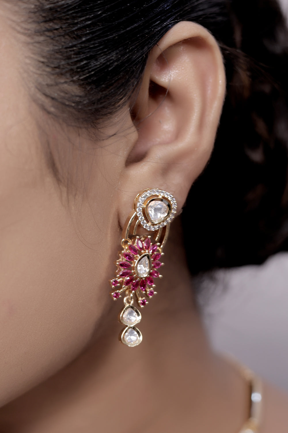 ruby kundan necklace