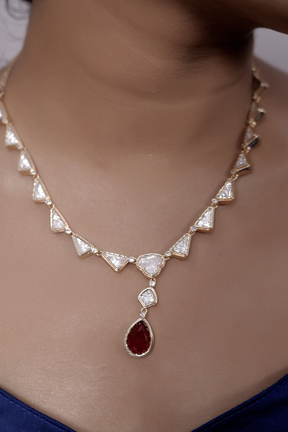 indowestern necklace set