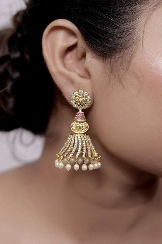 diamond jhumka