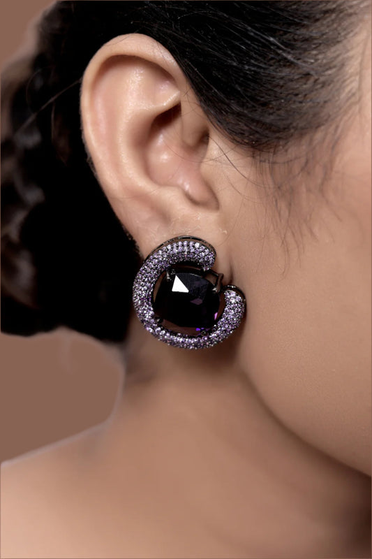 amethyst earrings