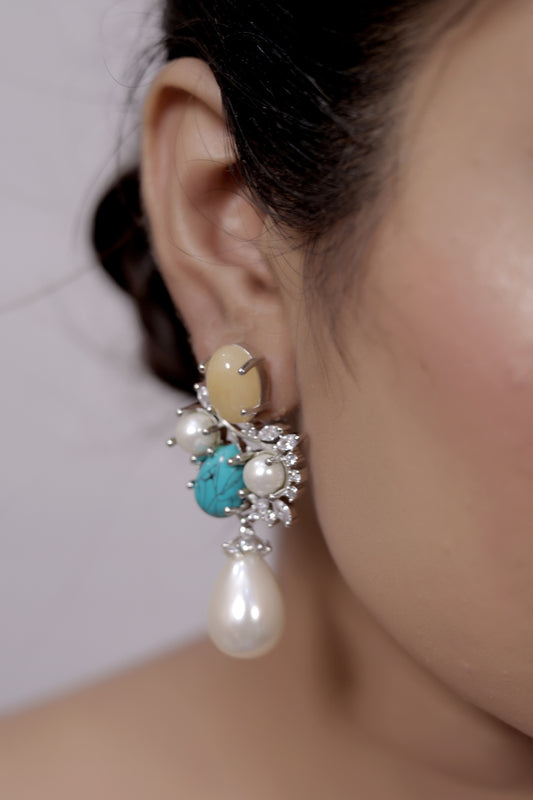 natural stone earrings