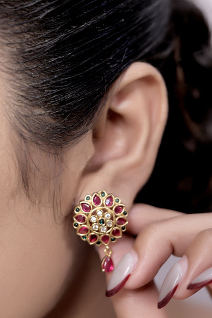   temple stud earring
