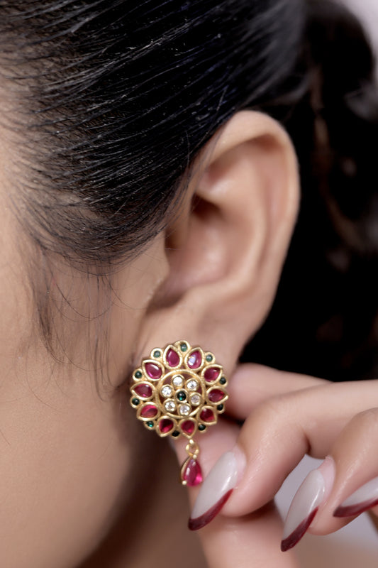   temple stud earring