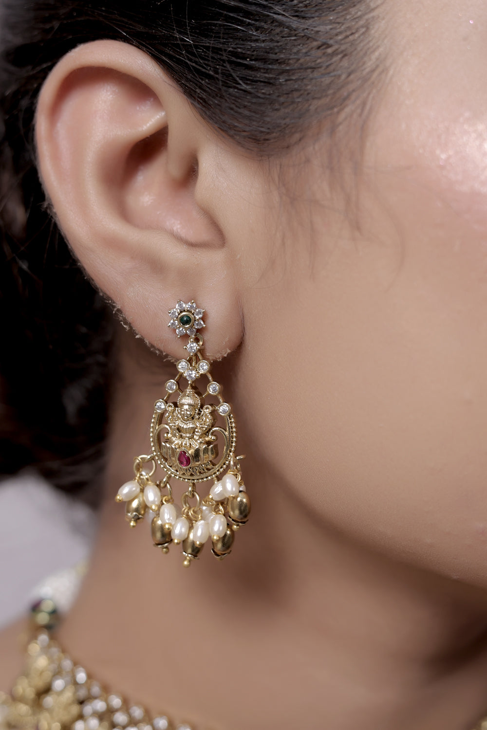 godess lakshmi necklace set