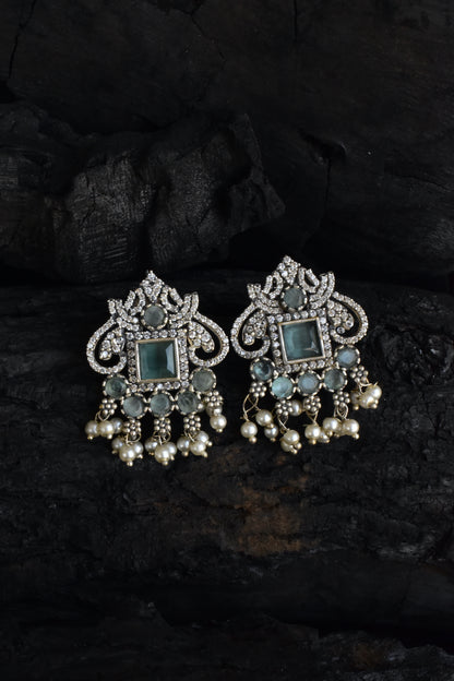 mint cz studs