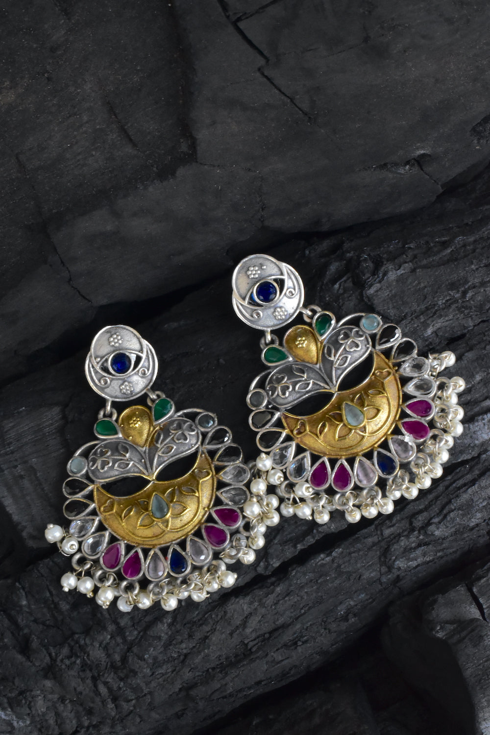 navratna earrings