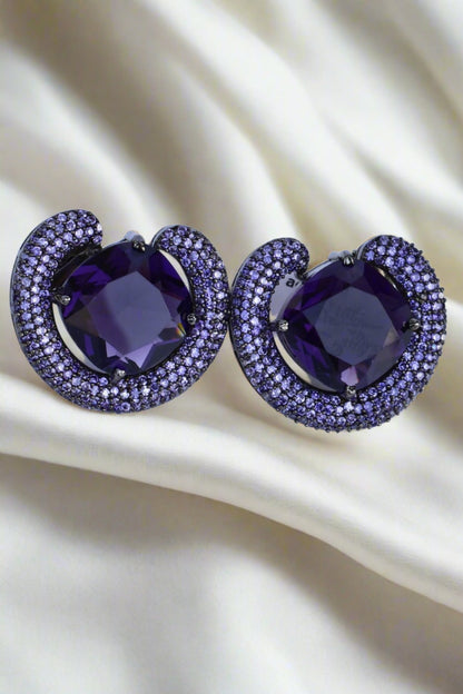 amethyst earrings