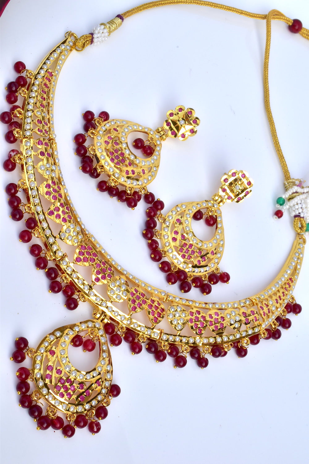 jadau kundan necklace set