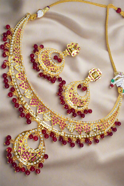 jadau kundan necklace set