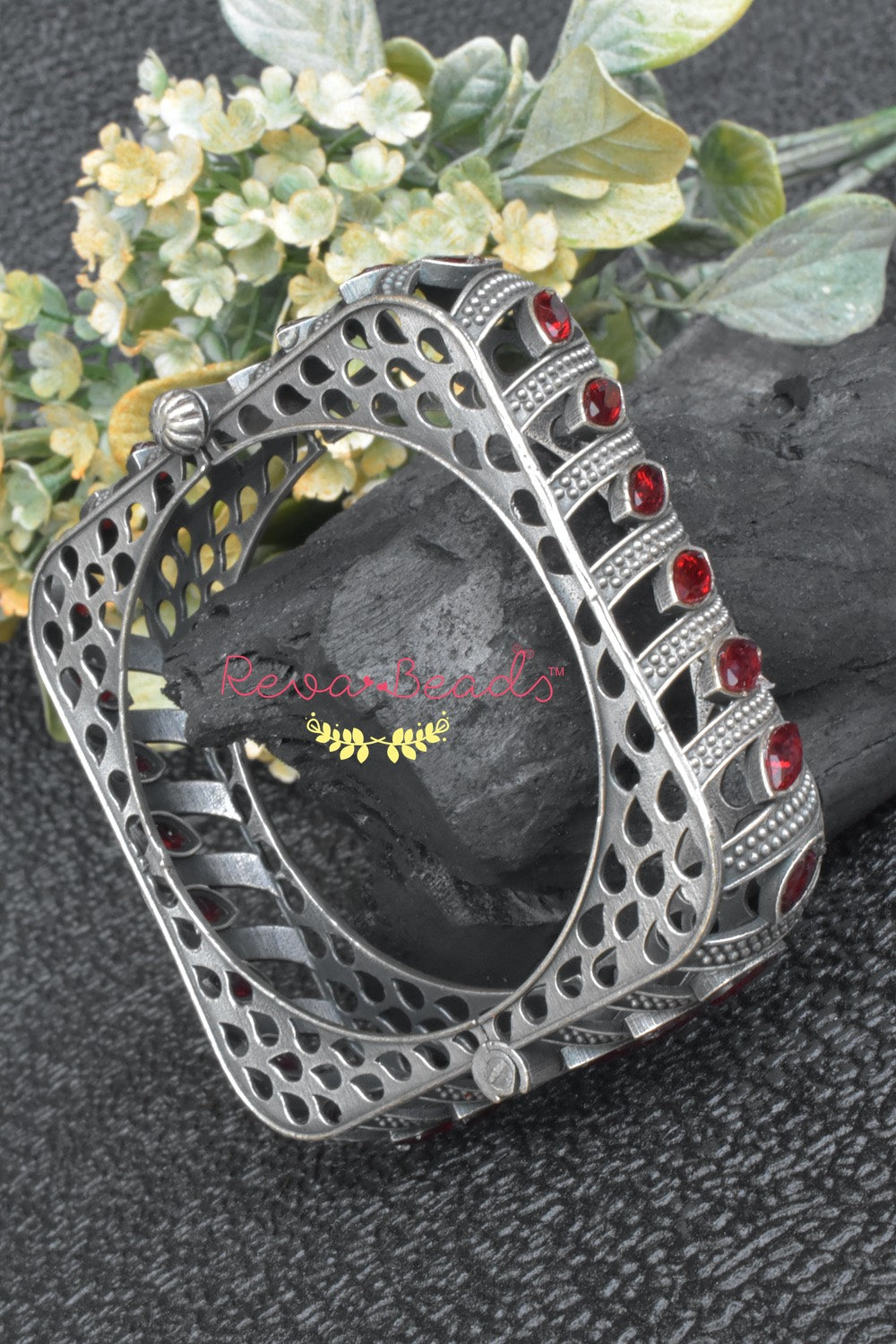 silver look alike bangle