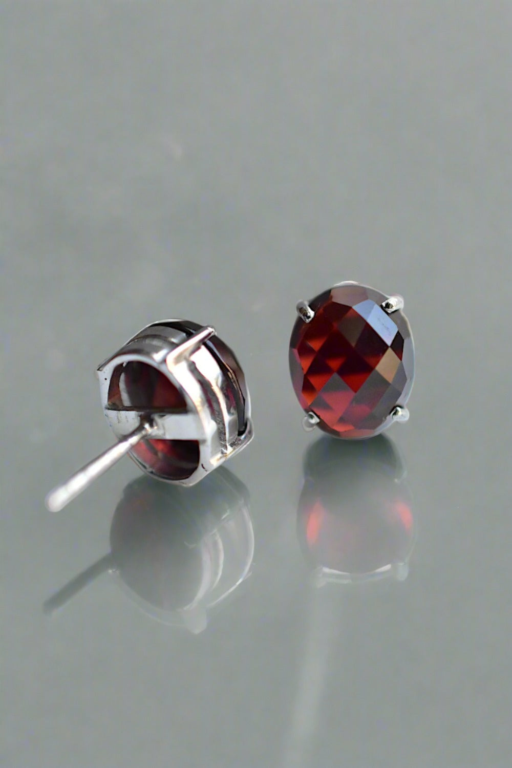 garnet earrings