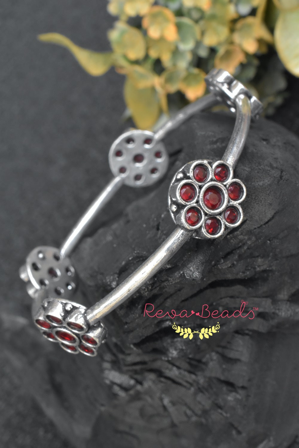 antique silver bangle