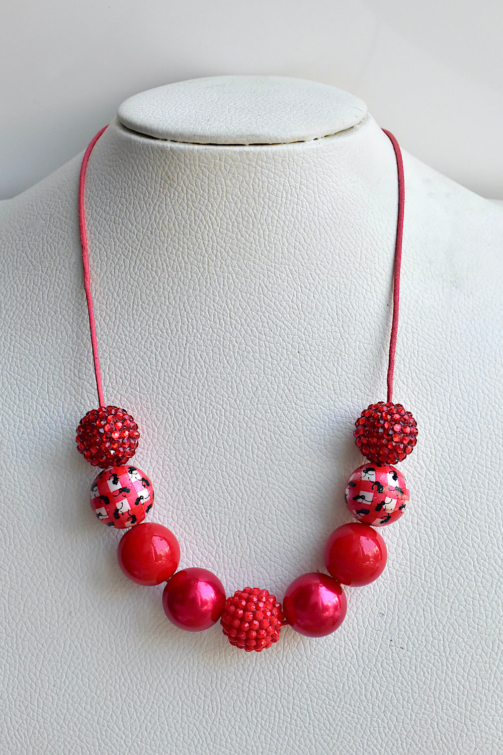 red kids necklace