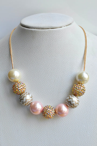 gold pink white kids jewelry