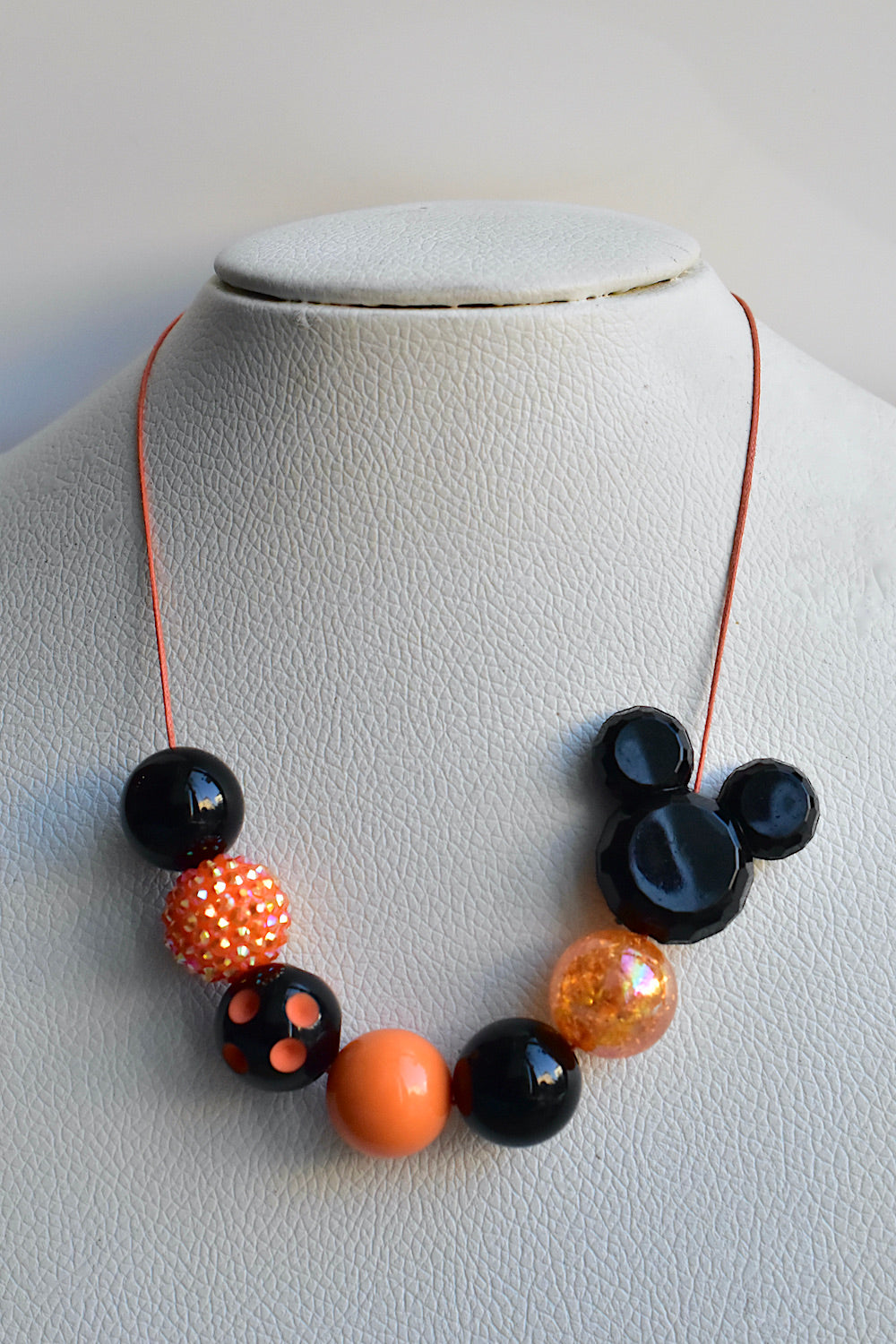 halloween Mickey necklace