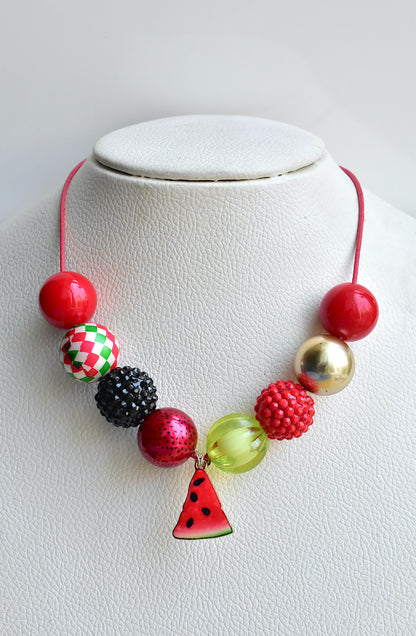 watermelon necklace