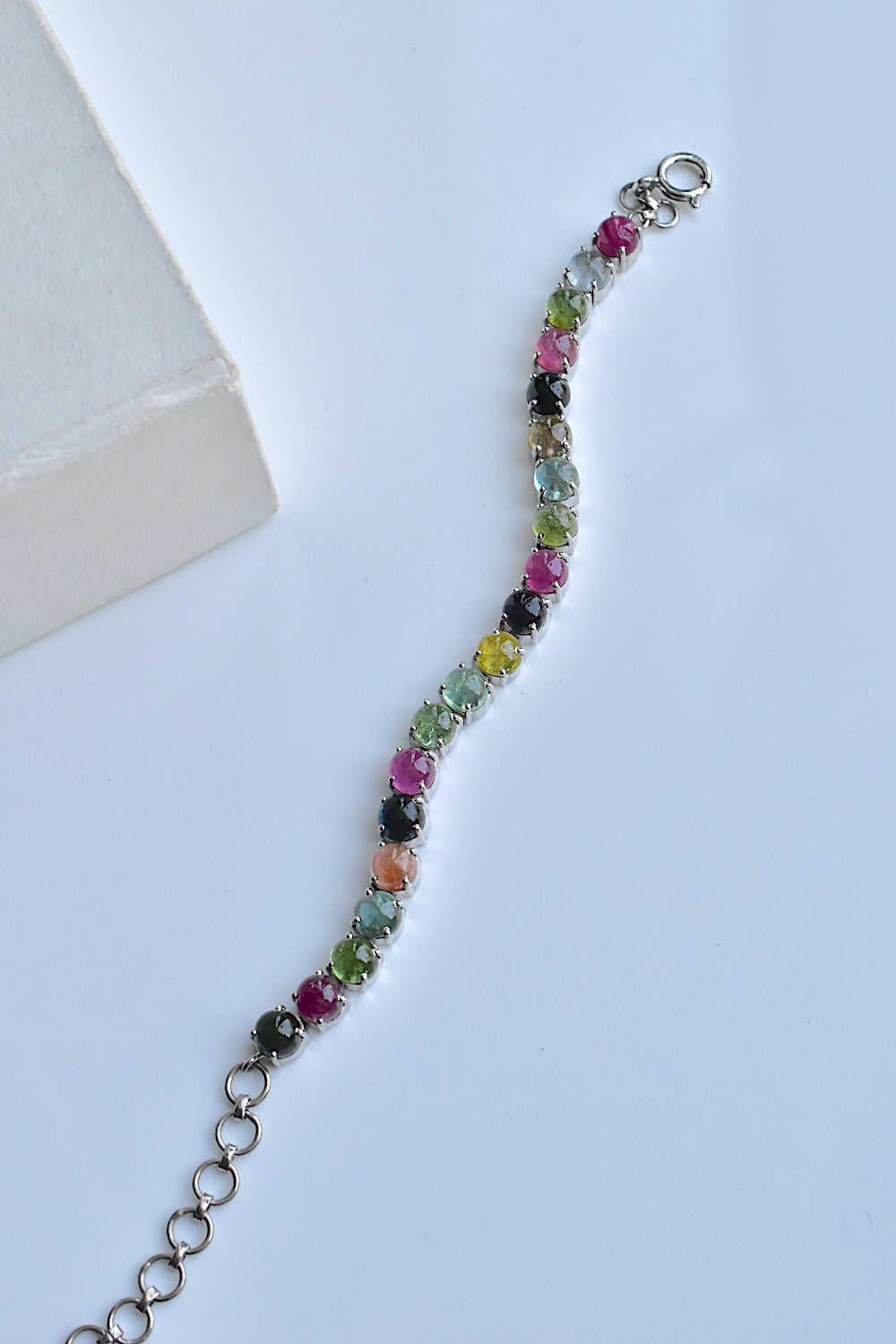 multi tourmaline bracelet