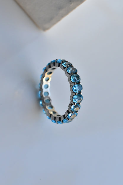 blue topaz ring