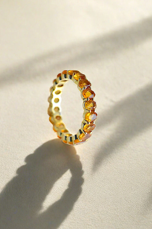 semi precious stone ring