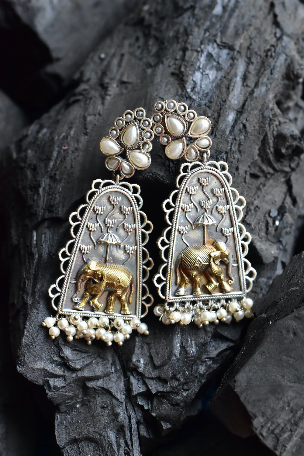 pearl earrings