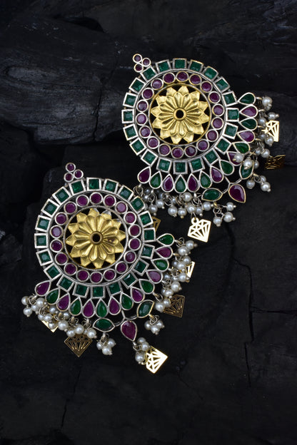 Tribal stud earrings trse230382