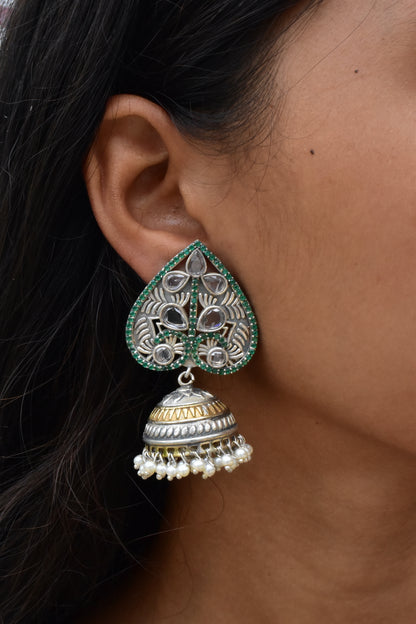 delicate jhumkas