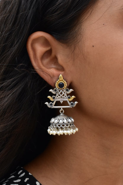 Tribal jhumka earrings trje230390