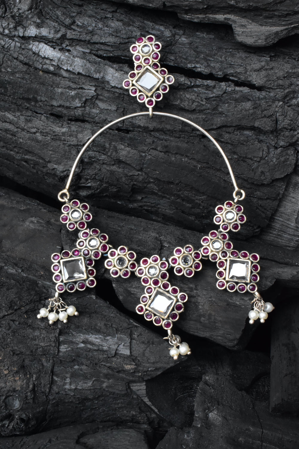 ruby earrings