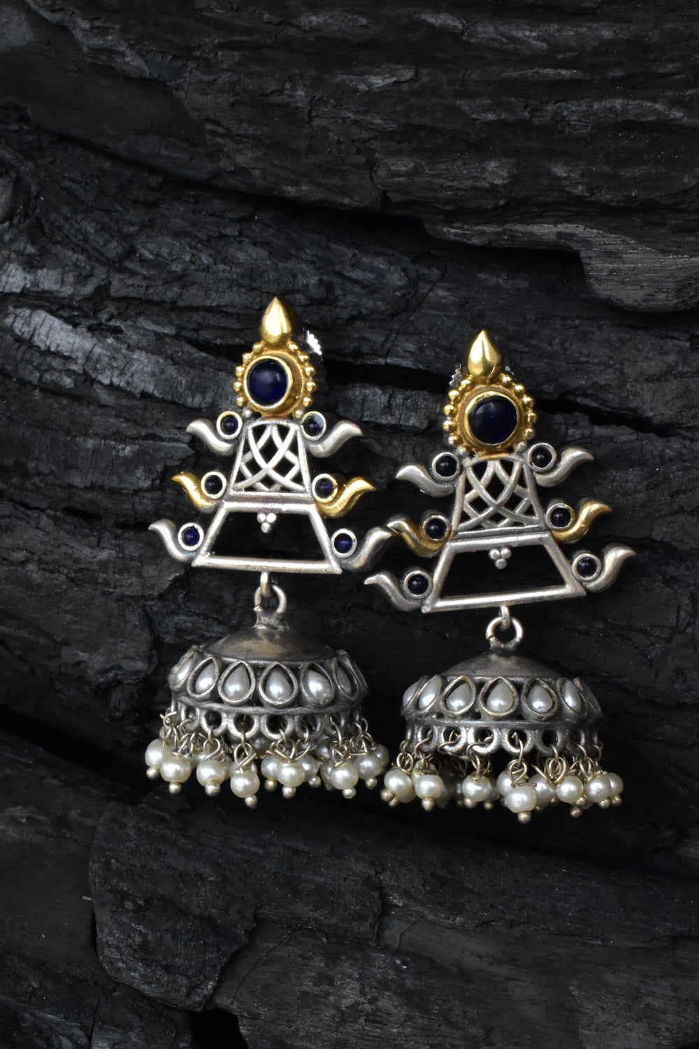 Tribal jhumka earrings trje230390