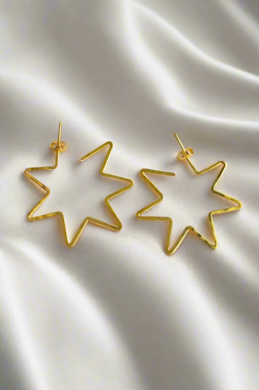 star earrings