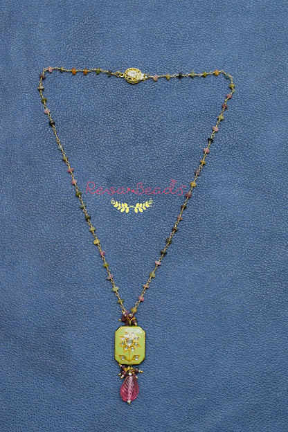 Meenakari Long Necklace mln250184