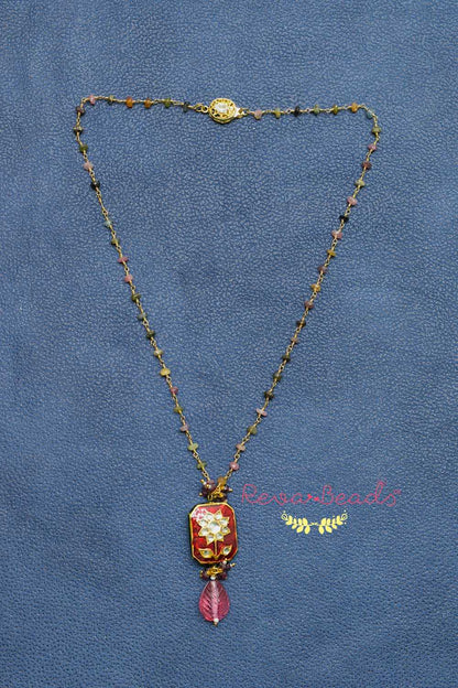 Meenakari Long Necklace mln250184