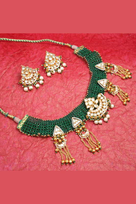 kundan choker necklace set
