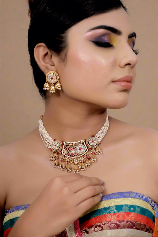 rajawadi necklace set