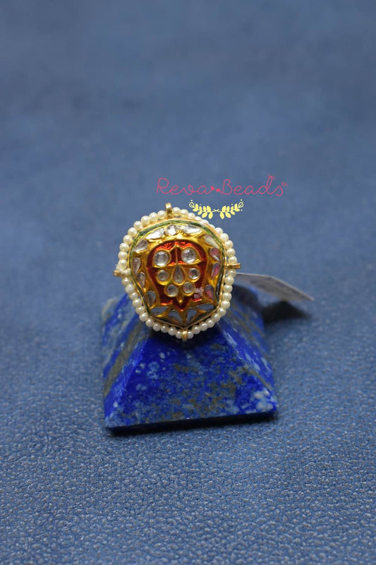 minakari finger ring mfr250255
