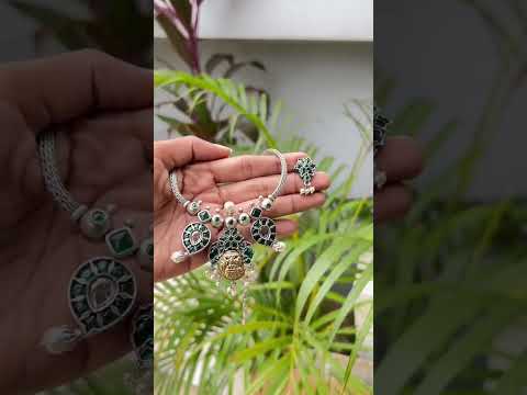 kempu stone choker