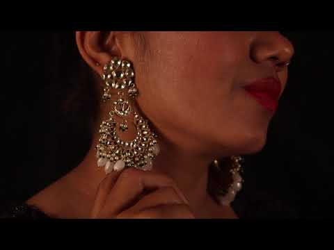 big kundan earrings
