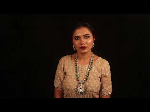 neon colour kundan necklace 
