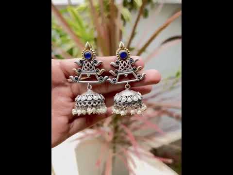 dual tone jhumka