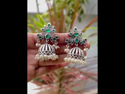 tribal jhumka earrings