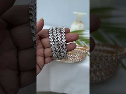 ad zirconia bangle kada