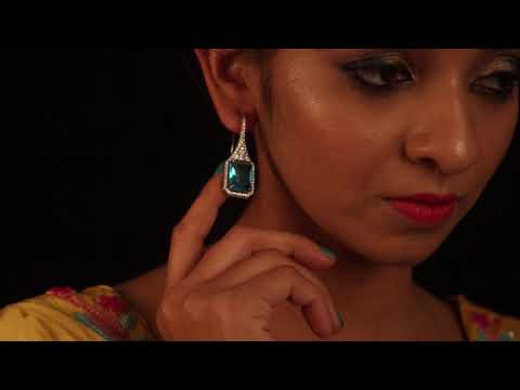 turquoise ad earrings
