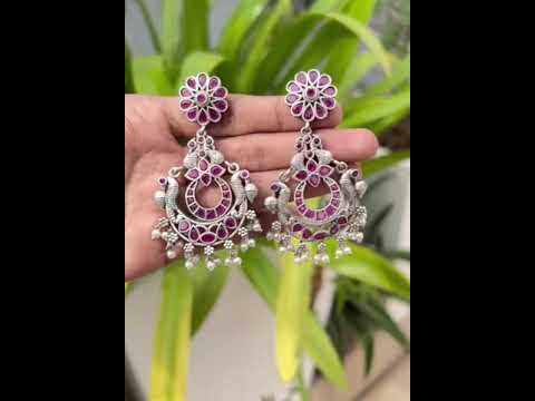 ruby earrings